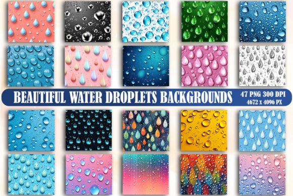 Beautiful Water Droplets Backgrounds: Elevate Your Visuals