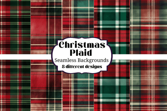 Christmas Red & Green Plaid Backgrounds: A Crafter's Essential