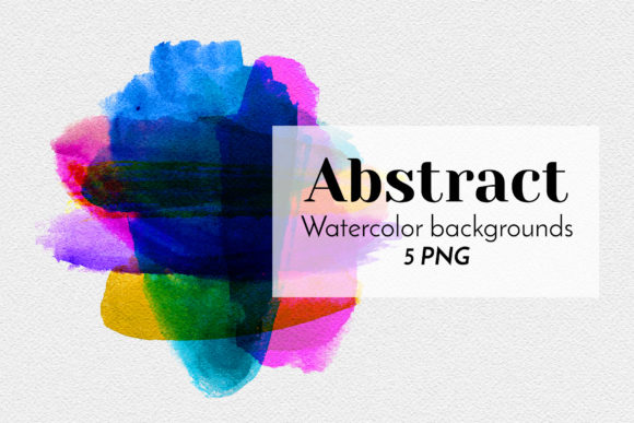 Elevate Your Designs with Watercolor Abstract Modern Backgrounds