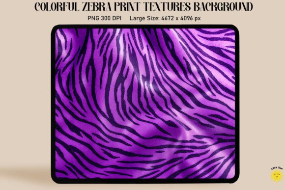 Glitter Purple Zebra Print Backgrounds: A Bold Visual Statement