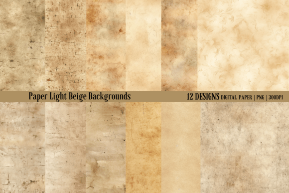 Paper Light Beige Backgrounds: A Vintage Design Essential