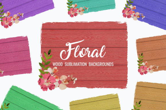 Stunning Floral Wood Sublimation Backgrounds for Your Crafts