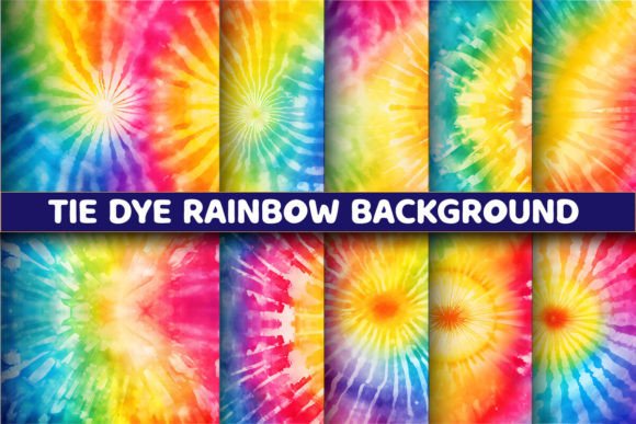 Unleash Creativity with Vibrant Tie Dye Rainbow Backgrounds