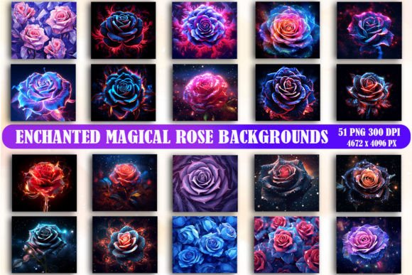 Unlocking the Magic: Enchanted Rose Backgrounds for Your Projects